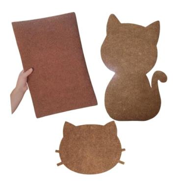 Imagem de Arranhador para Gatos Adesivo de Carpete Arranhador KIT MODELOS (Marrom)