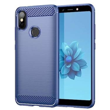 Imagem de Capas para Xiaomi Mi A2.Caso básico,Botão de pressão flexível / 360 ° Proteção completa,Anti-fingerpirnts