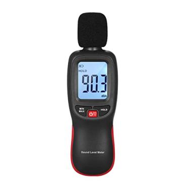 Imagem de Mini Lcd Digital Noisemeter Medidor de Nível de Som 30-130Db Instrumento de Medição de Volume de Ruído Tesr de decibéis Com Modo de Retenção de Dados Máximo/Mínimo /