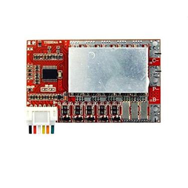 Imagem de Placa de proteção PCB BMS de célula de bateria de lítio 5S 50A com equilíbrio 3,7V 18650