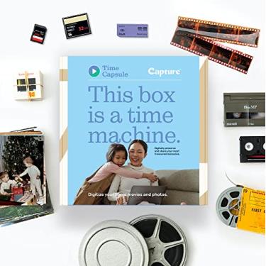 Imagem de Kit de envio de digitalização – Serviço para transferência de 2 itens de mídia analógica para saída digital e USB | Vídeo VHS para digital | Filme de 8 mm para digital | Digitalização de fotos |