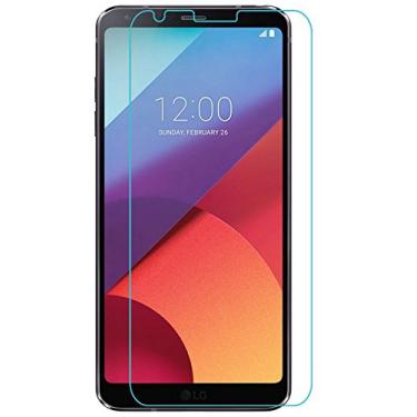 Imagem de Kepuch Pacote com 2 películas de vidro temperado transparentes para LG G6 Plus