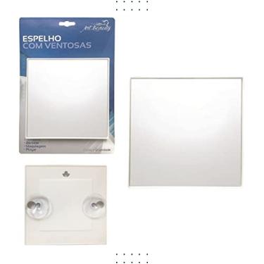 Imagem de Espelho Ventosa Banheiro Para Barba Maquiagem Chuveiro 14cm