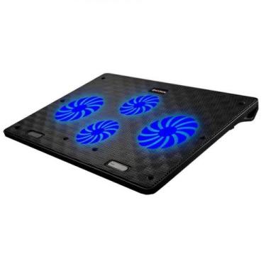 Imagem de Suporte para Notebook até 17" Hoopson com 2 USB 4 Cooler Preto BPN-001