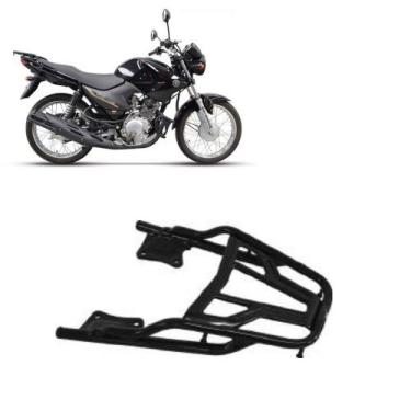 Imagem de Bagageiro Ybr 125 2015 2016 2017 2018 2019 2020 Curto Preto - MA Motos
