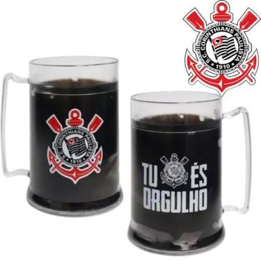 Imagem de Caneca De Gel Corinthians Futebol Clube Ideal Para Torcedores Presente