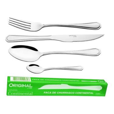 Imagem de Jogo De Talheres Inox 48 Pçs Bar/restaurante/casa Faqueiro - Original 