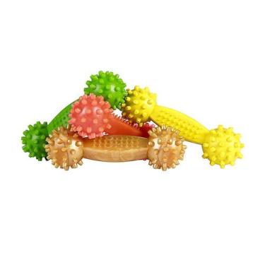 Imagem de Brinquedo Art Injet Halteres Anti-Tártaro com Cravos para Cães - Cores