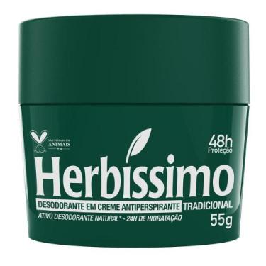 Imagem de Desodorante Creme Antitranspirante Tradicional Herbíssimo 55G