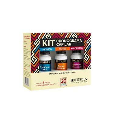 Imagem de Kit mult cronograma capilar 30ml bio extrat - BIOEXTRATUS
