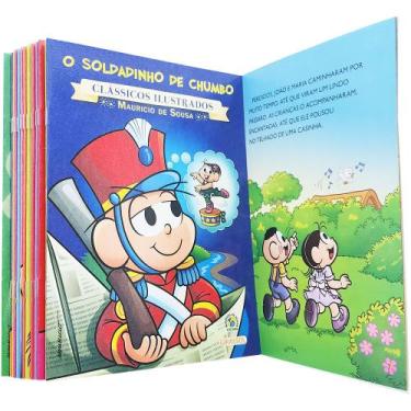 Imagem de Biblioteca Infantil Clássicos Ilustrados Com Turma da Monica - Girasso