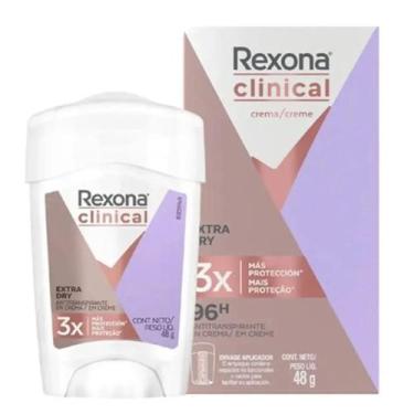 Imagem de Desodorante Rexona Clinical Creme Extra Dry 96h, 58g
