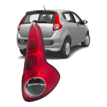 Imagem de Lanterna palio 12/16 bicolor borda vermelha ld - Fiat