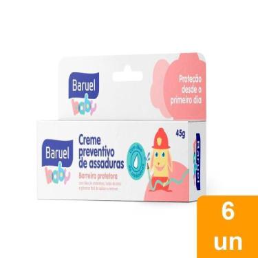 Imagem de Creme para Assadura Baruel Baby Preventivo 45g - Embalagem com 6 Unida