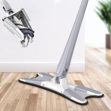 Imagem de Rodo Mop Twist Xmop Esfregão Giratório Lava E Seca Multiuso - Nibus