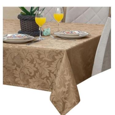 Imagem de Toalha De Mesa Retangular Tecido Jacquard Avela 1,40X2,50 - B.F Confec