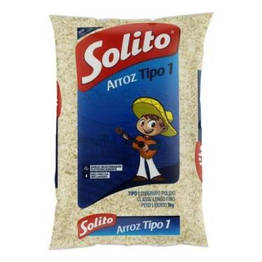 Imagem de Arroz Polido Tipo 1 Solito Pacote 1Kg