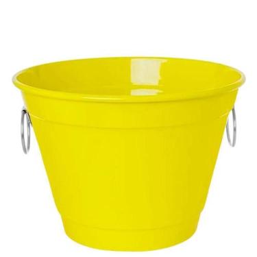 Imagem de Balde De Gelo E Cerveja Térmico Em Alumínio 6,5L Bbq Amarelo - Retrofe