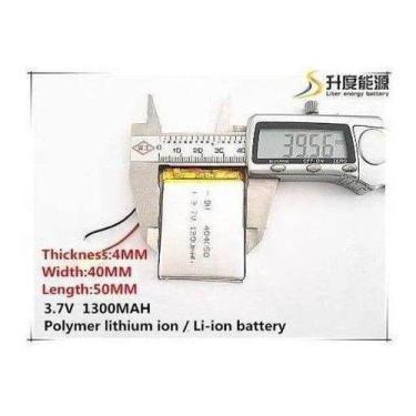Imagem de Bateria Nova com 1300mah medidas 4mmx40mmx50mm - bgb