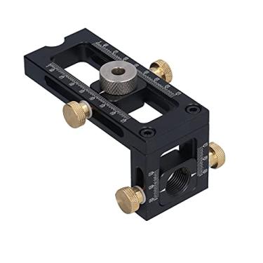 Imagem de Localizador de perfurador de parafuso, localizador de perfurador para marcenaria com buchas de broca, localizador de perfurador de parafuso ajustável, kits de projeto de marcenaria