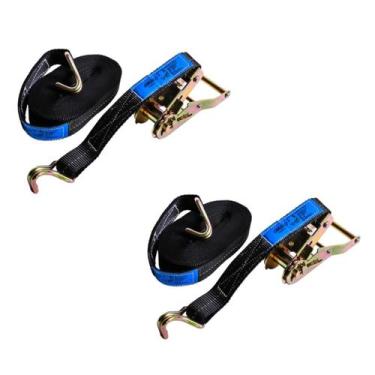 Imagem de Kit 2 Cinta Catraca Para Amarração de Carga 6m x 25mm 1500kg - Mave