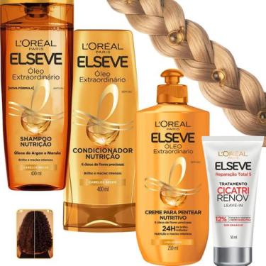 Imagem de Kit Elseve Reparação Total Extraordinario Cicatri Renov 5 - L'Oreal Pa