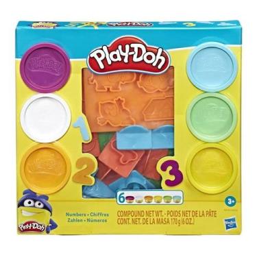 Imagem de Massinha Play Doh Com Moldes De Números Hasbro E8533