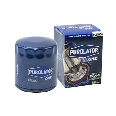 Imagem de Purolator PL14006 ONE Filtro de óleo giratório avançado para proteção do motor azul, filtro único