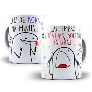 Imagem de Caneca Flork Bento Meme Dívidas Personalizada Porcelana - Tio da Canec