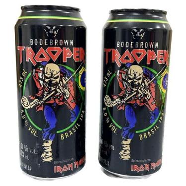 Imagem de Kit Presente 2 Cerveja Trooper Cerveja Ipa Iron Maiden 473ml - Trooper