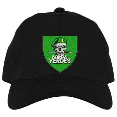 Imagem de Boné Kaluapa Boinas Verdes, Preto, Verde, Único, Unissex