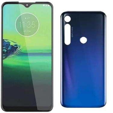 Imagem de Tela Lcd Touch Para Moto G8 Plus Preto Tampa Traseira