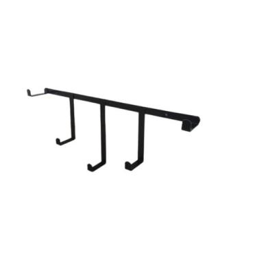 Imagem de Cabideiro de Parede e Porta de Metal com 3 Ganchos Cabideiro para Bols