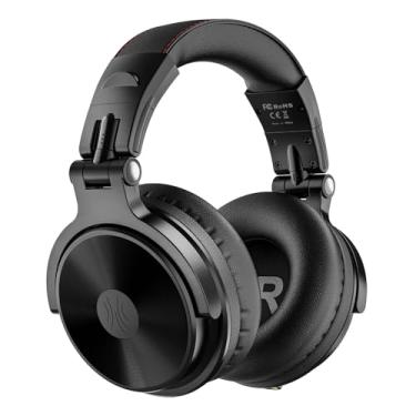 Imagem de OneOdio Fones de ouvido supra-auriculares Bluetooth, 110 horas, som estéreo sem fio/com fio, fones de ouvido dobráveis com graves profundos de 50 mm e drivers de neodímio para PC/telefone/tablet