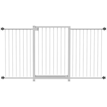 Imagem de GRADE Kit Portãozinho Pet Bebê Divisor Corredor 70cm 85 cm 90 cm 100 c