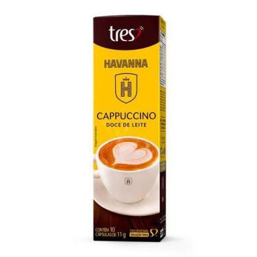 Imagem de Cappuccino Doce de Leite Havanna 10 Cápsulas TRES 3 CORAÇÕES 110g, 10 