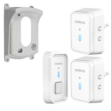 Imagem de Campainha Sem Fio Para 2 Salas, A Prova Dágua com Protetor - Intelbras