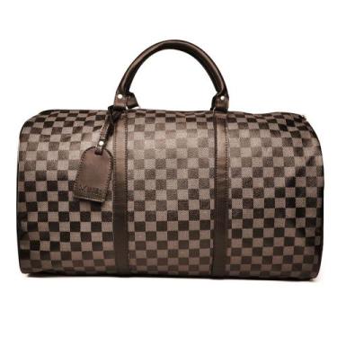 Imagem de Mala Grande Para Viagem Bolsa Alça de Ombro e de Mão com Mini Nécessai