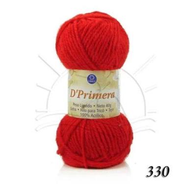 Imagem de Fio de lã cisne d primera tex 468 novelo 40g - vermelho