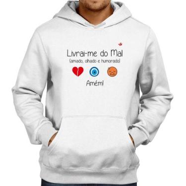Imagem de Moletom Livrai-me do mal (amado, olhado e humorado) - Foca na Moda, Br