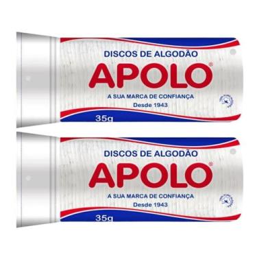 Imagem de Algodao Disco Apolo 35g Limpeza Facial Maquiagem Manicure Pedicure - K
