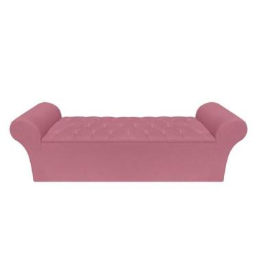 Imagem de Recamier Baú Calçadeira Chaise Quarto King 195cm Madrid - Mance Decor,