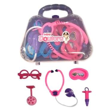 Imagem de Maleta Mini Médico Brinquedo Educativo Para Crianças diversão Kit Dia 