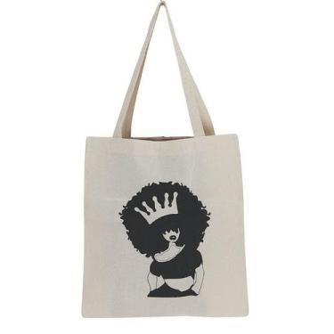 Imagem de Bolsa Ecobag 100% algodão BLK KING - CARIOCA MAIS