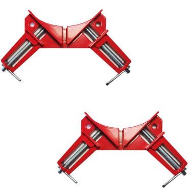 Imagem de KIT 2 Sargento Angular 90 Cantoneira Marcenaria - CHARBS