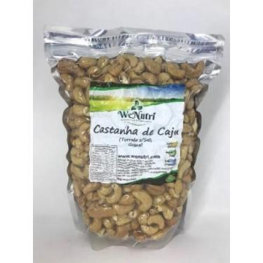 Imagem de Castanha De Caju Torrada Com Sal W1 Wenutri, 500g