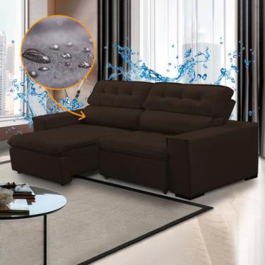 Imagem de Sofá Impermeabilizado de Fábrica Retrátil Reclinável Chicago 230 Cm Ve