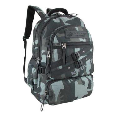 Imagem de Mochila Tática Militar Reforçada Resistente a Água Escolar Passeio Via