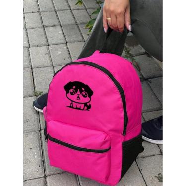 Imagem de Mochila Small CACHORRO ASSUSTADO Bolsa Escolar Trabalho Viagem Mala Fa