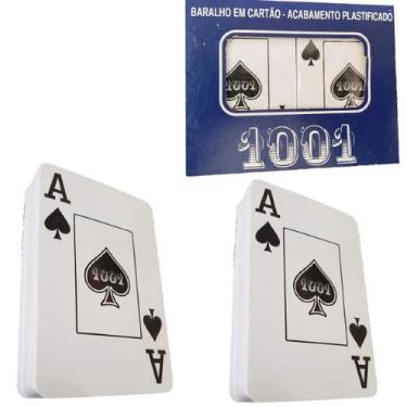Imagem de Baralho 1001 Plástico 1 Estojo com 2 Baralhos Copag - 95886